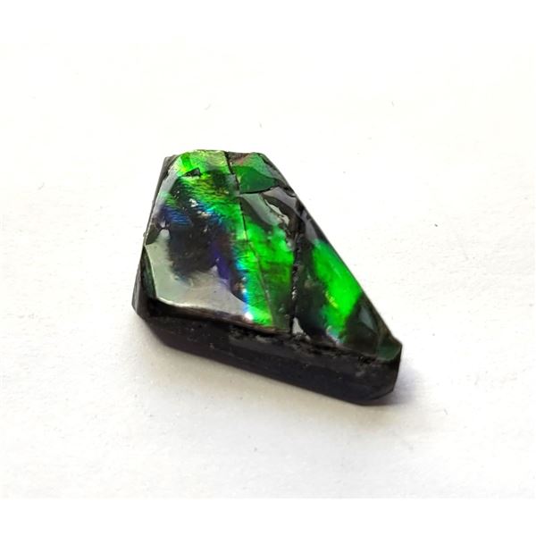 13)  NATURAL GREEN FIRE 9 CT AMMOLITE GEMSTONE,