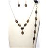 Image 1 : 32)  SET OF NATURAL OVAL TIGER'S EYE, INCLUDING: