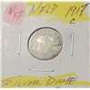 Image 1 : 16)  NEWFOUNDLAND 1917C DIME, 92.5% SILVER.