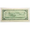 Image 2 : 20)  CANADIAN 1954 $1.00 BANKNOTE.