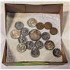 Image 1 : CANADIAN SILVER CONFEDERATION COINS 1-50 CENT