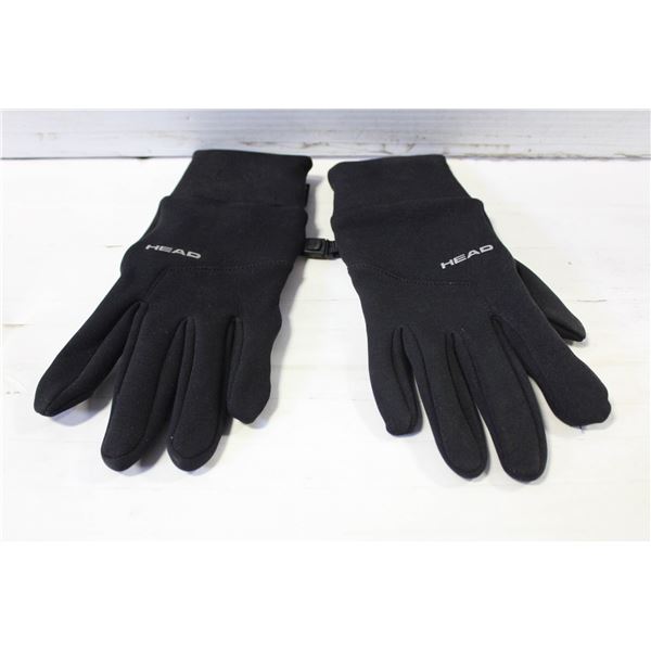 HEAD MEN'S WINTER RUNNING GLOVES, SIZE: L