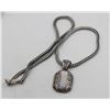 Image 1 : FAS STERLING SILVER MOTHER OF PEARL HEAVY NECKLACE