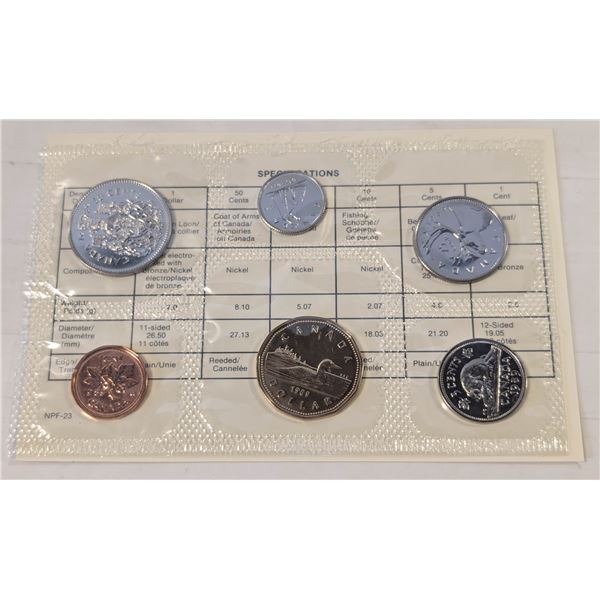 1989 UNCIRCULATED CANADIAN COIN SET