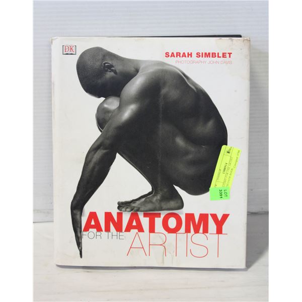 ANATOMY FOR THE ARTIST HARDCOVER BOOK