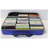 Image 1 : CASE OF CASSETTES MAINLY ROCK AND ROLL / COUNTRY