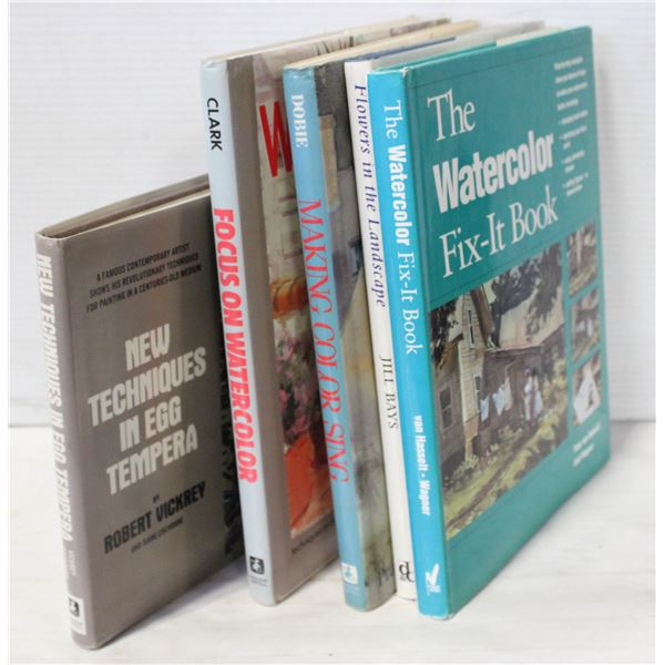 ART HOW TO BOOKS HARD COVER LOT OF 5