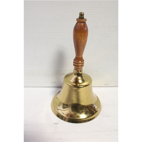 BRASS SCHOOL BELL