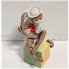 Image 1 : CYBIS "MONKEY BOSUN" PORCELAIN FIGURINE 6"
