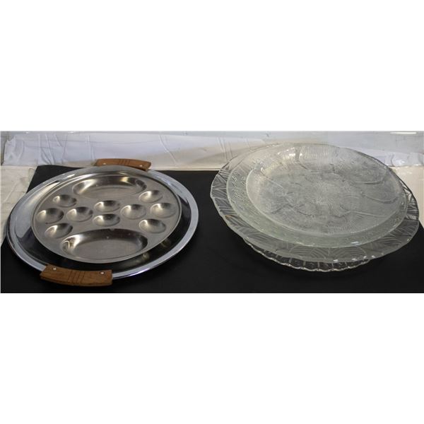 GLASS & METAL PLATTERS