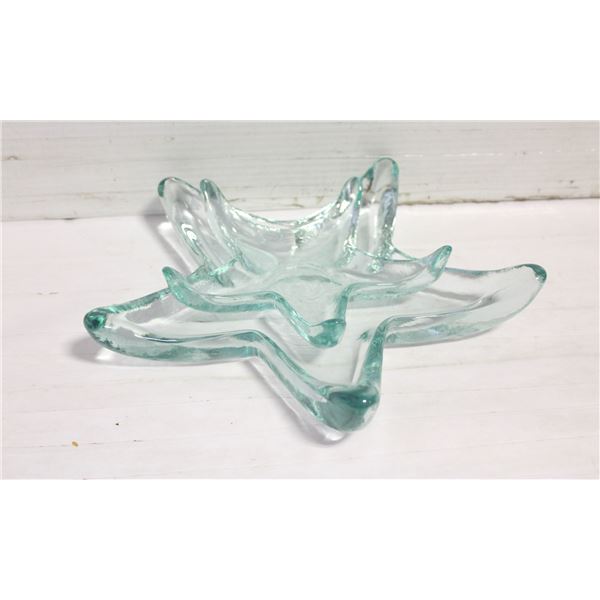 2-PIECE STARFISH SERVING PLATES, 10.5 INCHES AND