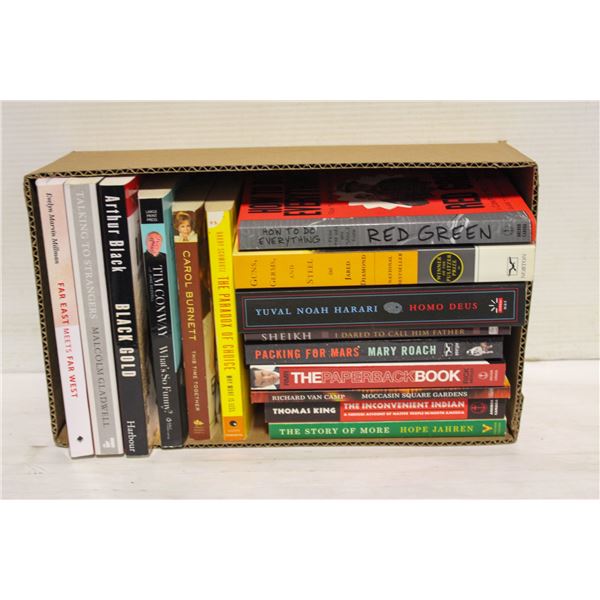 TRADEPAPER/SOFTCOVER BOOKS- LOT OF 15 ASST.
