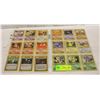 Image 1 : 2 SHEETS OF POKEMON CARDS