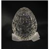 Image 1 : VINTAGE 1988 GERMAN MADE CRYSTAL EGG FRANKLIN