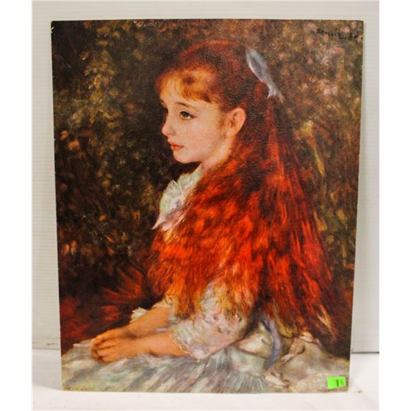 LITTLE IRENE BY RENOIR ART PRINT