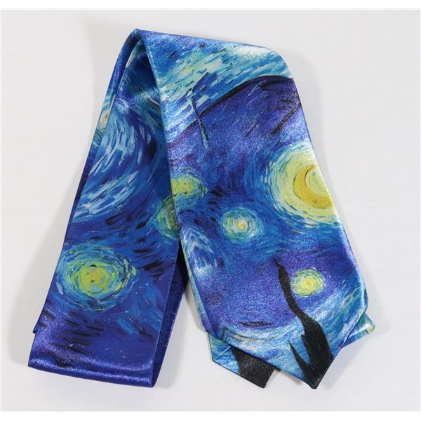 NEW STARRY NIGHT THEME POLYESTER NECK TIE