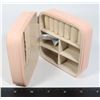 Image 1 : NEW SMALL ZIP UP JEWELRY STORAGE BOX