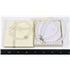 Image 1 : NEW FAUX PEARL  NECKLACE, BRACELET AND