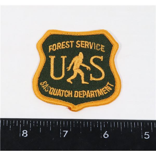 NEW FOREST SERVICE SASQUATCH DEPARTMENT SEW ON