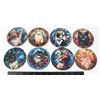Image 1 : NEW 8PC ARTISTIC CAT WOOD COASTER SET