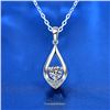 Image 5 : 1 CT GRA CERTIFIED ROUND BRILLIANT 925S NECKLACE