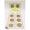 Image 1 : ESTATE 12 ASSORTED CANADIAN 1 DOLLAR COINS