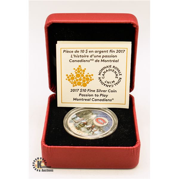 2017 $5 COIN MONTREAL CANADIANS