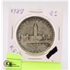 Image 1 : 1939 CANADA $1. KING GEORGE 6, PARLIAMENT