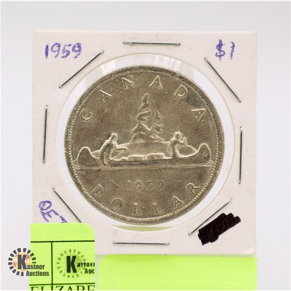1959 CANADA $1. QUEEN ELIZABETH 2, VOYAGER