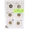 Image 1 : 2 PROOF NICKELS & 4 1943 VICTORY NICKELS