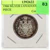 Image 1 : 1966 SILVER CANADIAN 50 CENT PIECE