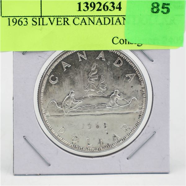 1963 SILVER CANADIAN DOLLAR