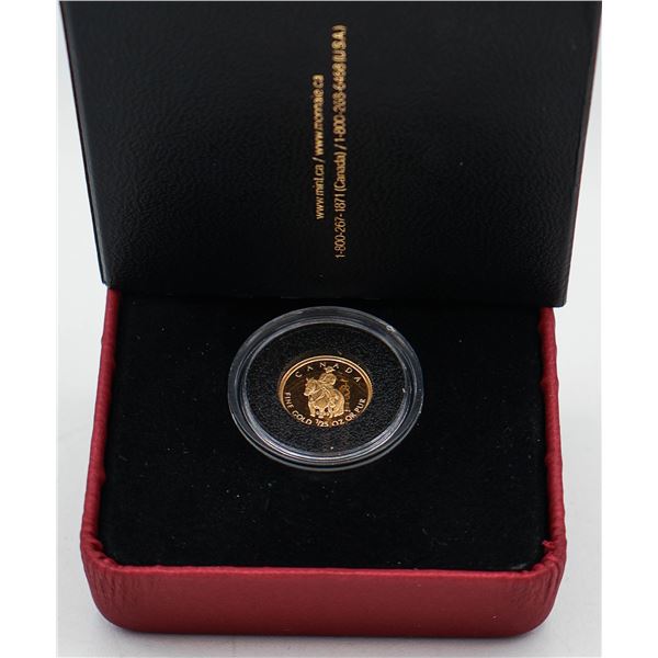 2010 1/25 OZ GOLD COIN CANADIAN MOUNTED POLICE