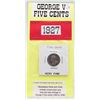 Image 1 : 1927 GEORGE V FIVE CENTS