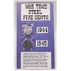 Image 1 : 1944 AND 1945 WARTIME STEEL FIVE CENTS