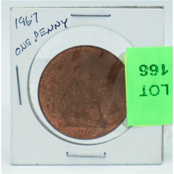 1967 ONE CENT PENNY