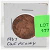 Image 1 : 1967 ONE PENNY