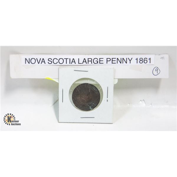 1861 NOVA SCOTIA ONE CENT