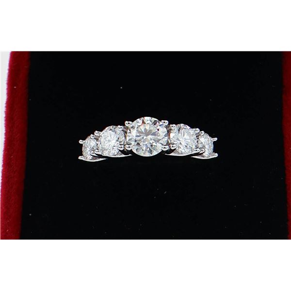 #2217-3.60 CT TW ROUND BRILLIANT CUT