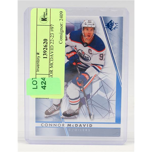 CONNOR MCDAVID 22-23 #97