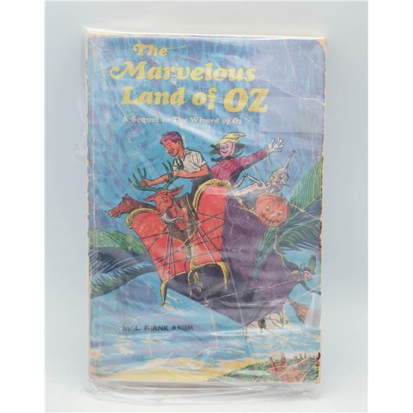 VINTAGE THE MARVELOUS LAND OF OZ BOOK