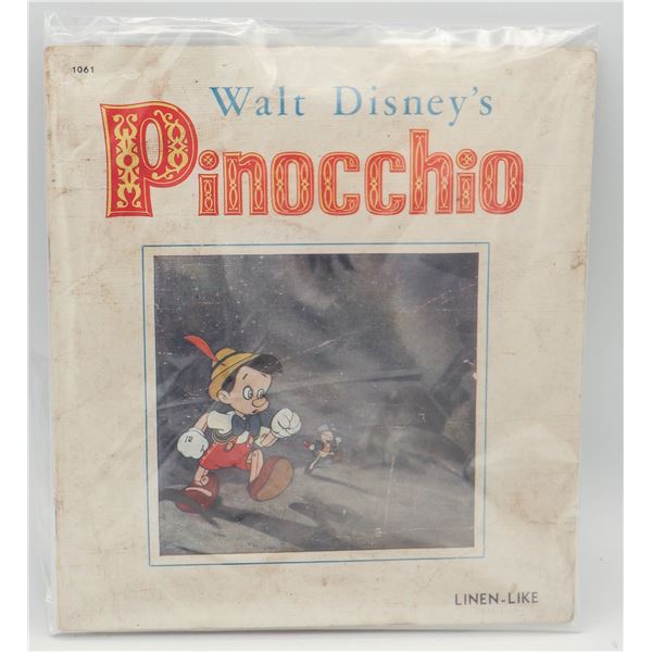 WALT DISNEY'S PINOCCHIO 1940 ILLUSTRATED BOOK