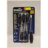 Image 1 : NEW KOBALT 6PC DIAMOND COATED TIP SCREWDRIVER SET