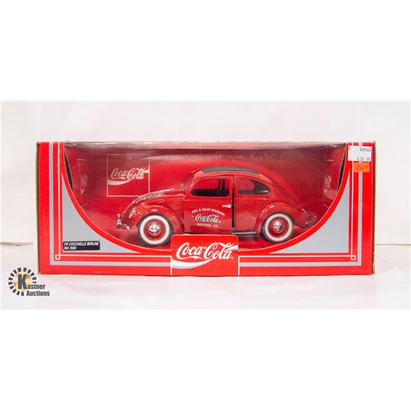 COCA COLA VW COCCINELLE BERLINE 1/18 SCALE