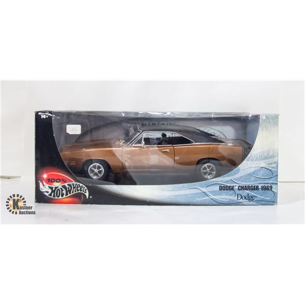 HOTWHEELS 69 CHARGER DODGE 1/18 SCALE
