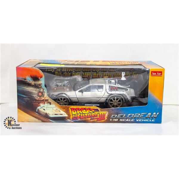 SUN STAR BACK TO THE FUTURE DELOREAN 1/18 SCALE