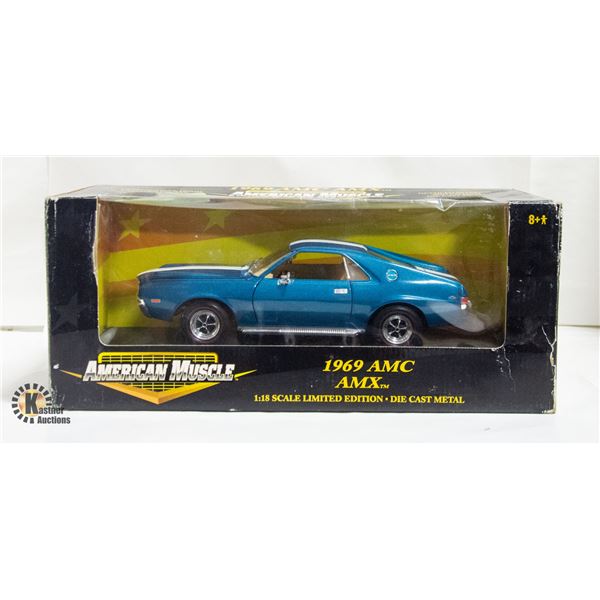AMERICAN MUSCLE 69 AME AMX 1/18 SCALE DIECAST
