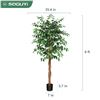 Image 1 : NEW 6FT SOGUYI ARTIFICIAL FICUS TREE