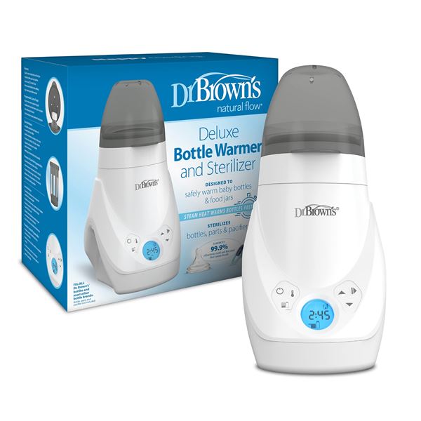 NEW DR BROWNS DELUXE BOTTLE WARMER AND STERILIZER