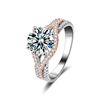 Image 5 : 2 CT GRA CERTIFIED ROUND BRILLLIANT MOISSANITE 925S